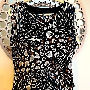WHBM Leopard Print Top